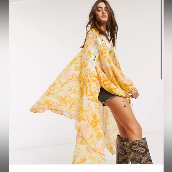 Free People Jackets & Blazers - Free People Lost in love kimono